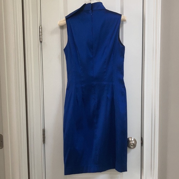 Sara Campbell blue dress with bow - Picture 3 of 8